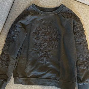 KSUBI embossed black sweatshirt